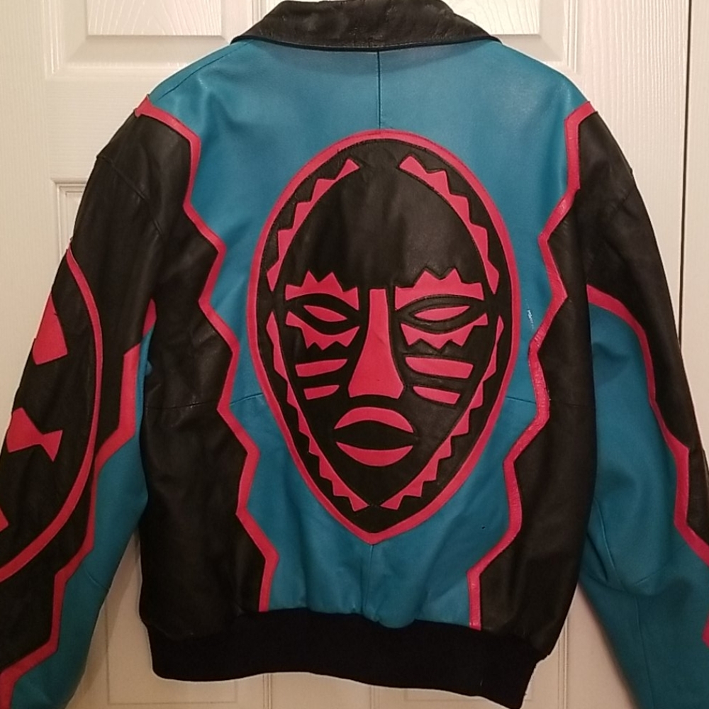 90s Michael Hoban WHERE M I Leather Jacke…